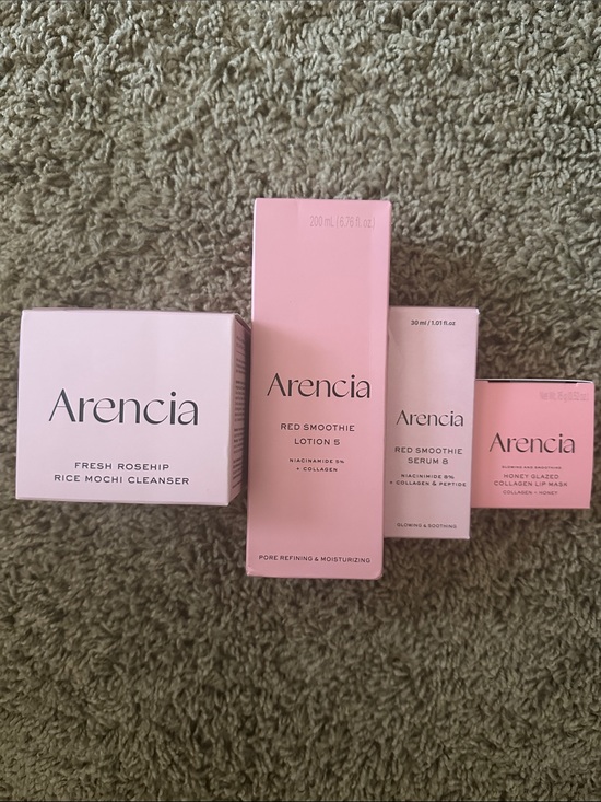 Arencia Other - Arencia Red Smoothie Lotion & Skincare Set - Full Size